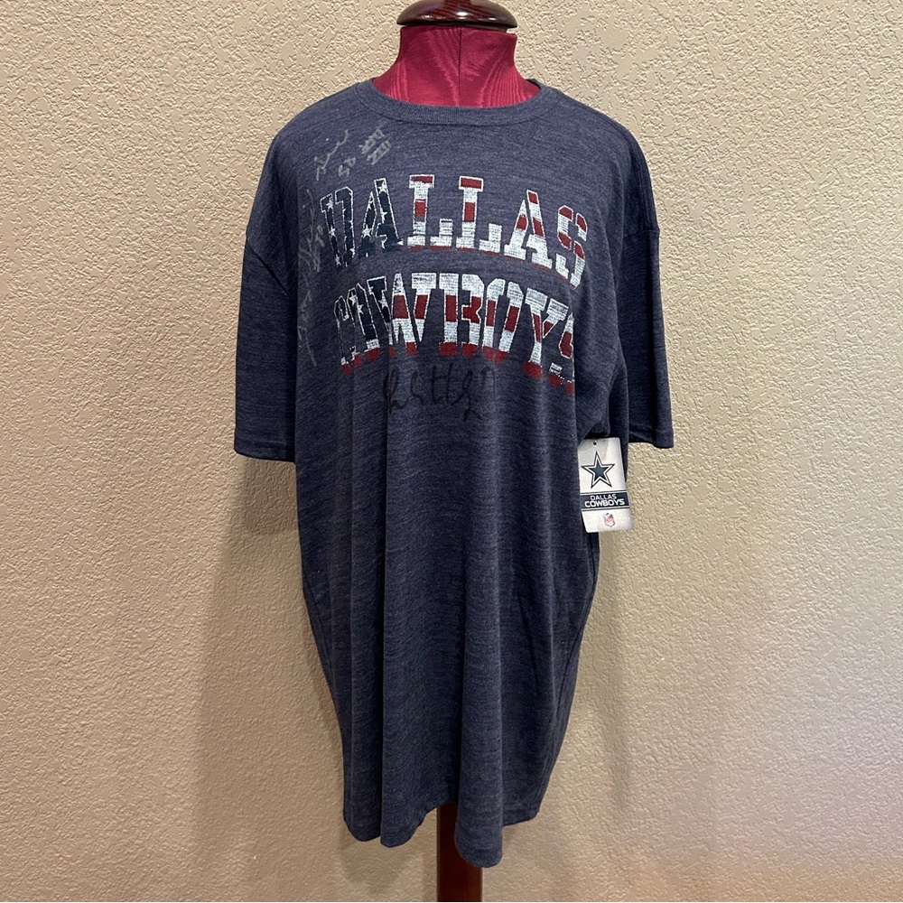 NWT Dallas Cowboys American Stencil Signed Shirt